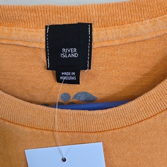 Coca Cola Fanta Men's Orange Short Sleeve T-shirt Fade Orange Large - Picture 9 of 14